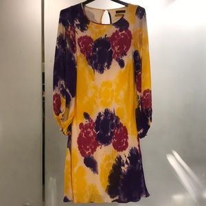 Alice and Olivia silk tye dye cocktail dress
